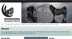 Desktop Screenshot of moonsongmals.org
