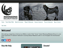 Tablet Screenshot of moonsongmals.org